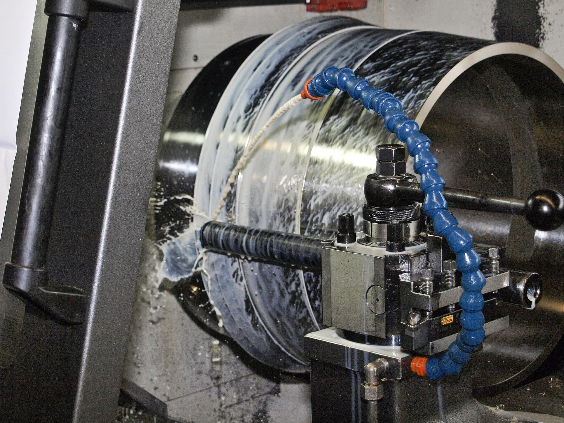 CNC Drehmaschine in Betrieb