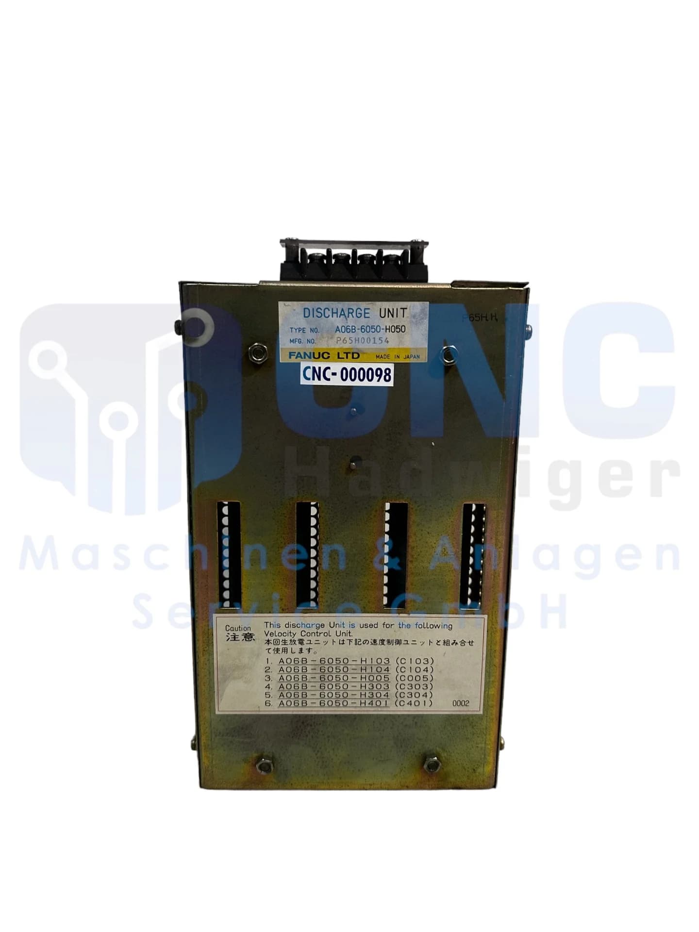 FANUC A06B-6050-H050 Discharge Unit Retrofit · Fanuc · FAN-STG-260328195113