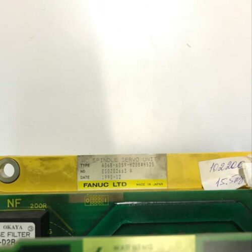 FANUC BOARD SPINDLE UNIT A06B-6059-H208#H525