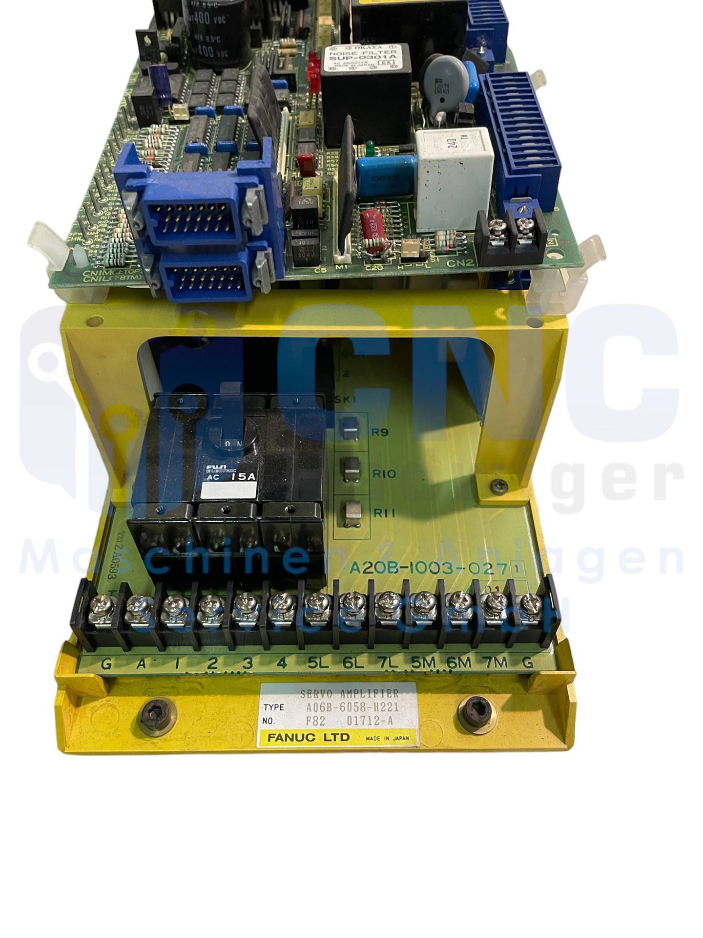 FANUC SERVO AMPLIFIER A06B-6058-H221